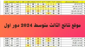 ظهرت الآن بصيغة pdf.. نتائج الثالث متوسط الدور الاول 2024 موقع نتائجنا mlazemna وزارة التربية العراقية