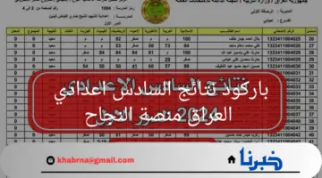 “وزارة التربية”تتيح باركود نتائج السادس اعدادي العراق منصة النجاح